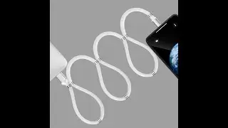 SuperCoil Magnetic tangle-free Charging Cables