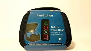 PlayStation Deluxe Travel Case For DualShock 4 Controller Unboxing / In Use