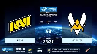 🔴  LIVE  [RU] NAVI vs Vitality  IEM Beijing-Haidian 2020