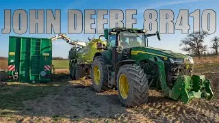 John Deere 8R410 & Pichon 23 000 l Application of pig slurry On the Jel&iacute;nek family farm