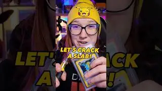 Crack a slab with me! #pokemonslabs #pokemonpsa #pokemongrading #psagrading #pokemon1stedition
