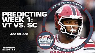Virginia Tech vs. South Carolina PREVIEW 👀 Who gets the Week 1 win? | Always College Football