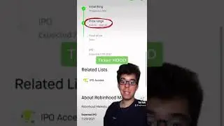 Robinhood Stock IPO Coming Soon?!?#shorts