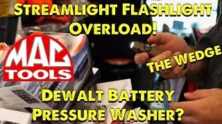 Mac Tools: Streamlight Flashlights Everywhere and Dewalt Pressure Washer That Is Battery Powered?