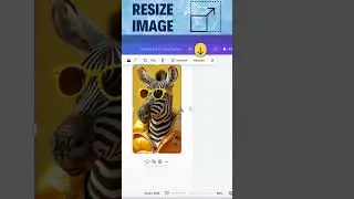 Resize Image in Canva (Quick & Easy) &ndash; Step-by-Step Tutorial 2024 #short  #canva