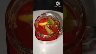 1 Min #easy Summer 🏝️ Drink Recipe &bull; Rooh Afza Sharbat| #shorts #shortsfeed #ytshorts