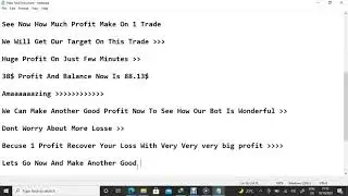 From 50$ To 117$ On Few Minutes With High Profitable Bot Strategy