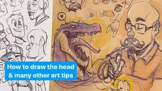 How to draw the head and other awesome art tips