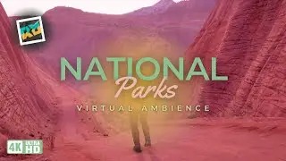 Relaxing Ambient Walk through Virtual National Parks | 4K Riders Republic