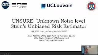 UNSURE: Unknown Noise Level Stein's Unbiased Risk Estimate [ICLR 2025]
