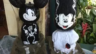 Decorated Halloween Pumpkins of the Walt Disney World Resort Hotels - 2015