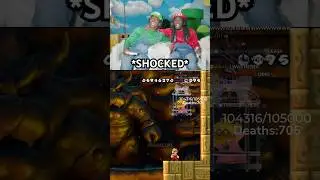 The Moment Speed & Kai THOUGHT They Beat Super Mario Bros 😭😭 #shorts #ishowspeed