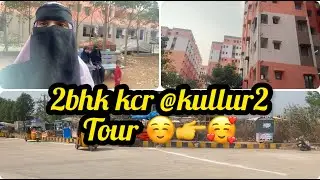 Kcr 2bhk home tour 🏠| kollur visit 🥰👉|#vlog #videos #hyderabad