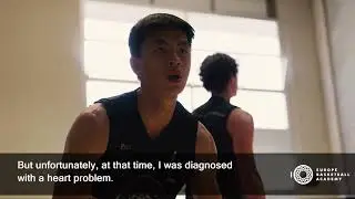 Yixin Liu from China tells his life story at Europe Basketball Academy