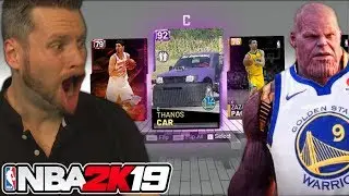 I DRAFTED THANOS CAR! FIRST DRAFT of NBA 2K19