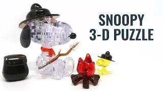 Snoopy and the Beagle Scouts! 3-D Crystal Puzzle | CollectPeanuts.com