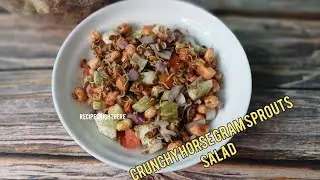 Crunchy Horse Gram Sprouts Salad