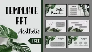PART #21 📍 TEMPLATE PPT AESTHETIC 📍 FREE DOWNLOAD