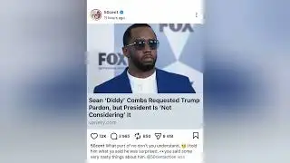 50 Cent Mocks Diddy After Trump REJECTS Pardon Request 😳