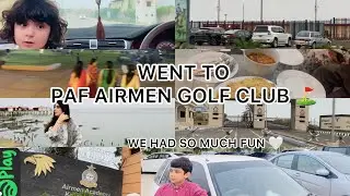 OUR VISIT TO AIRMEN GOLF GULB ⛳️ AMAZING PLACE 🤍 WE HAD GREAT TIME 😌 SHAZEEN HASSAN