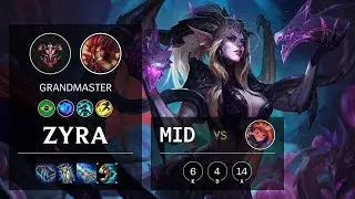 Zyra Mid vs Zoe - BR Grandmaster Patch 10.10