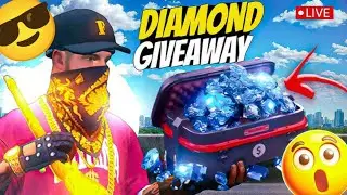 Giveaway Stream 🔴 Now Golden Items Giveaway & Diamond Gift 😍 #giveaway #freefirelive #shortslive