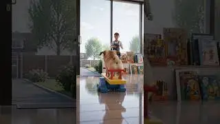 Dog Buys the Cutest Seesaw, Just Waiting for Playtime Fun #dogs #pets #cutedogs