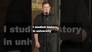 Studied history in university #comedy #comedian #standup #funny #construction #history #university