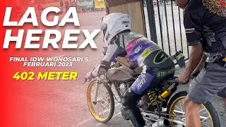 Herex Honda GANAS Drag Bike 402 Meter‼️‼️
