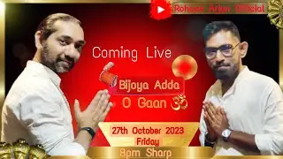 Shubho Bijoya Adda LIVE on Friday 8pm || Rohaan Arjun || Indranil & Bikramjeet | Black Magic Studios