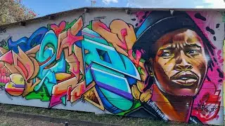 Freestyle graffiti time-lapse (Toxic Lyrikali)