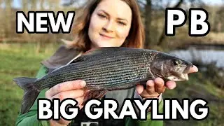 My New Grayling PB?! UK River Fly Fishing With Euro Style Nymphs