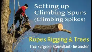 Setting up Climbing Spurs (Climbing Spikes) #7