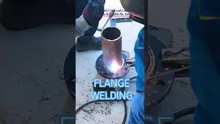 Flange Welding Made Easy! | How to Weld a Flange to MS Pipe Like a Pro | Welding Guide #welding