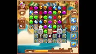 6377 уровень в игре Сокровища Пиратов.