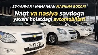 25-YANVAR NAMANGAN MASHINA BOZORI — ENG YAXSHI MASHINALAR! Naqt va halol nasiya savdoga!