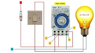 eTurning on 1 light with a timer and a single switch | Timer thebben