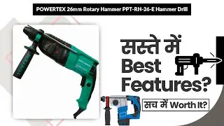 POWERTEX 26mm Rotary Hammer PPT-RH-26-E Hammer Drill Review in Hindi | Features