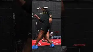 Rotate over your rear axis to turn out that front leg! #baseball #softball #hitting #training