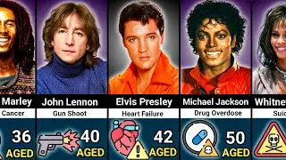 How Greatest Musicians Died ? | Age Of Death and Causes |