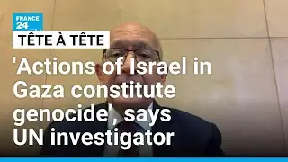 'Words from the mouths of Israeli leaders' show genocidal intent, UN commission member says