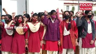 Balasore FM College Integrated BEd Students Demand Reduction in Fees । Focus Balasore