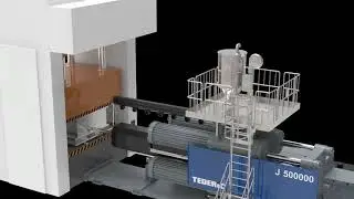 500kg extra large Volume Injection Technology and Press Filter plate production by TEDERiC