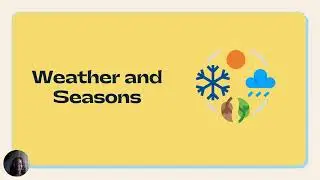 Learn Weather and Seasons in English 🌦️ | ESL Lesson for Beginners