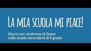 La mia scuola mi piace!
