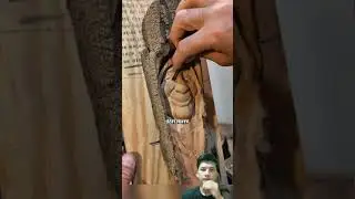 Membuat Wajah Di Kayu Busuk