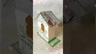Petite maison pour nos oiseaux #scrapbooking #scrapbookingideas #box #oiseaux #bird