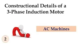 Constructional Details of three phase Induction Motors