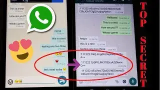 Send Top Secret Messages in Whatsapp | Whatsapp Tricks-II 2017