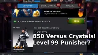 850 Versus Crystal opening! - Enough to max a 2 star Punisher?
